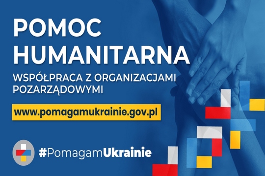 baner z grafika akcji rządowej "pomagam Ukrainie"