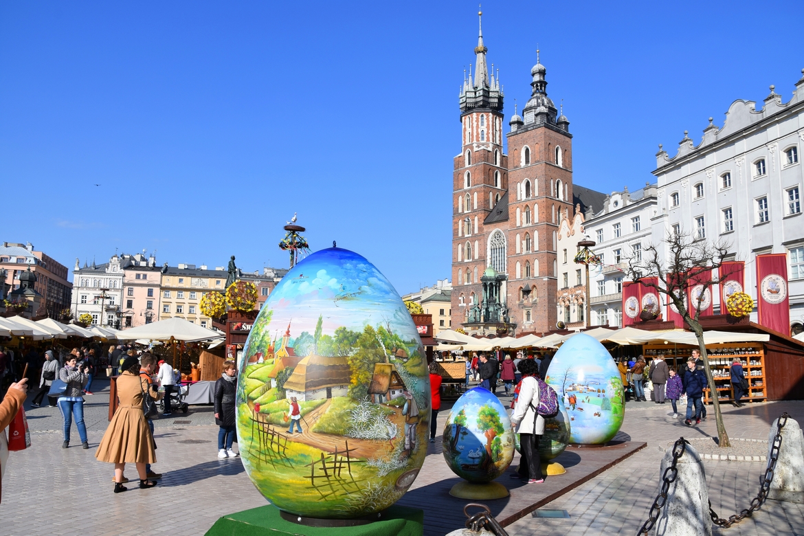 Wielkanoc na Rynku Głównym w Krakowie
