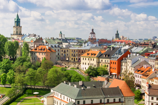 Widok na Stare Miasto Lublina